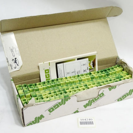 Wago 2-Leiter-Schutzleiterklemme 284-907 / Inhalt : 25 Stück / Neu OVP - Maranos.de