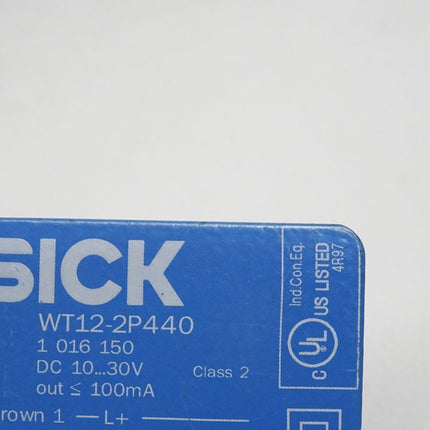 Sick 1016150 WT12-2P440 Reflexions-Lichtschranke - Maranos.de