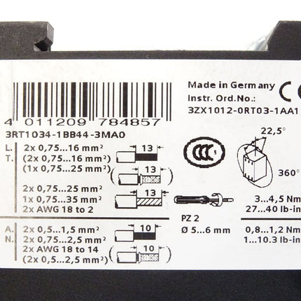 Siemens 3RT1034-1BB44-3MA0 - Maranos.de