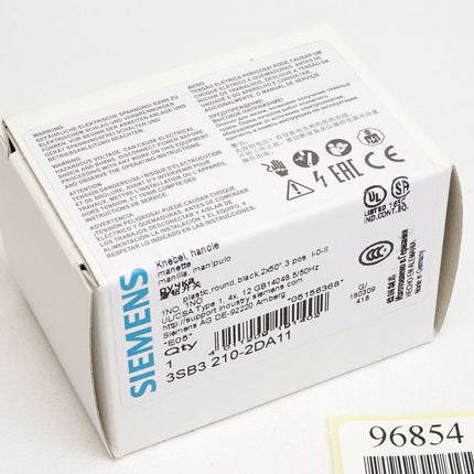 Siemens Knebel schwarz 3SB3210-2DA11 / Neu OVP - Maranos.de