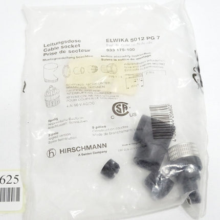 Hirschmann Elwika 5012 PG 7 933175-100 Leitungsdose / Neu OVP - Maranos.de