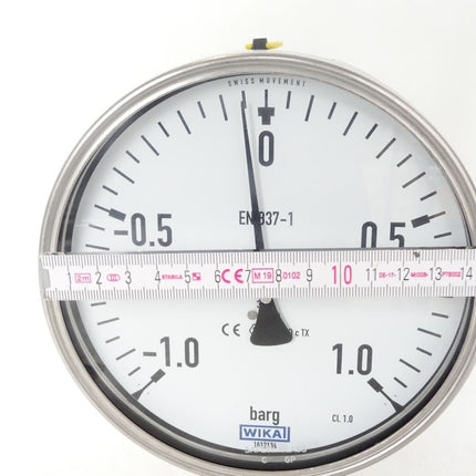 Wika Manometer nach EN 837-1 mit angebautem Druckmittler -1...+1 barg / 9226.01 990.26 / Neu - Maranos.de