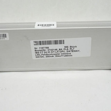 Phoenix Contact 2742146_B8 IBS CT 24 GT-LK-OPC Gateway / 2742146 - Maranos.de