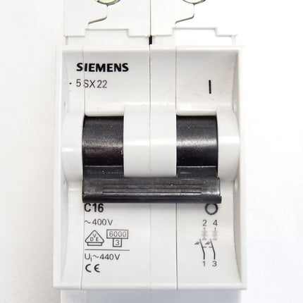 Siemens Leistungsschalter 5SX22 C16 400V - Maranos.de