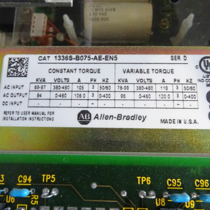 Allen Bradley AC Drive 1336 plus 1336S-B075-AE-EN5 - Top Zustand - Maranos.de