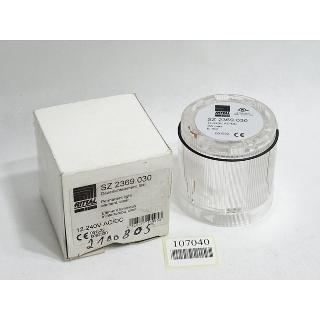 Rittal SZ2369.030 SZ 2369.030 Dauerlichtelement klar / Neu OVP - Maranos.de
