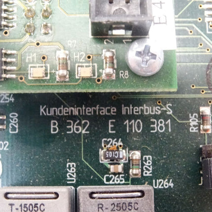 Tucker Interface Interbus-S B 362 E110 381/B362E110381 + Erweiterung RS232 E483C - Maranos.de