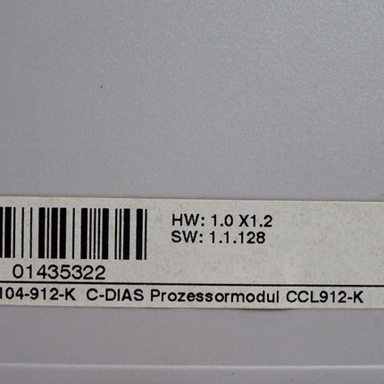 Sigmatek CCL912 12-104-912-K CD Prozessor CCL912-K HW:1.0X1.2 SW:1.1.128 / Neu OVP - Maranos.de