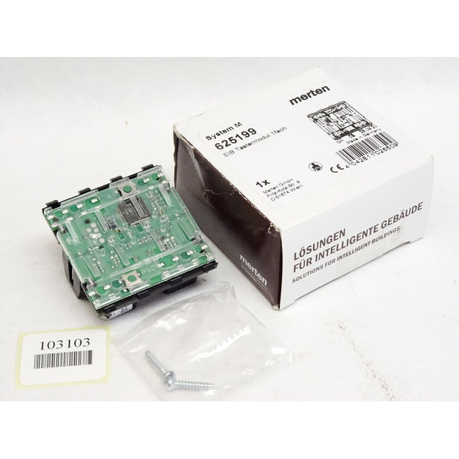Merten System M 625199 EIB Tastermodul 1fach / Neu OVP - Unterlegrahmen fehlt ! - Maranos.de