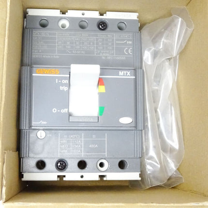 Gewiss MTX160 160NA / Leistungsschalter Thermomagnet. Auslöser / GWD7087 / Neu OVP - Maranos.de