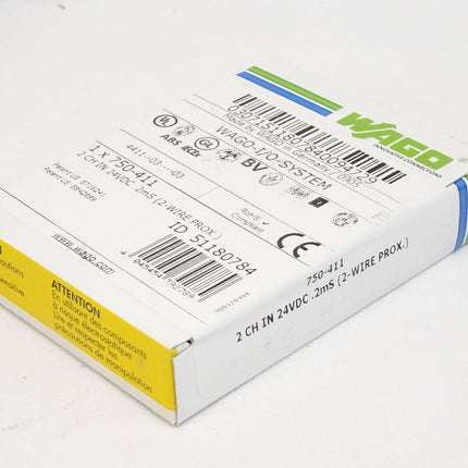 Wago 750-411 2-Kanal-Digitaleingang / Neu OVP versiegelt - Maranos.de