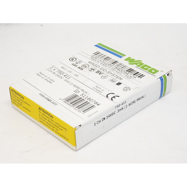 Wago 750-411 2-Kanal-Digitaleingang / Neu OVP versiegelt - Maranos.de