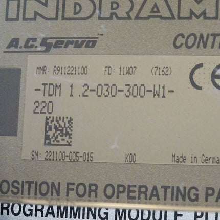 Indramat TDM1.2-030-300-W1-220 R911221100 servo control drive unit /Neuwertig OVP - Maranos.de