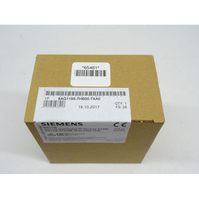 Siemens 6AG1195-7HB00-7XA0 Siplus 6AG1 195-7HB00-7XA0 Baugruppenträger neu-versiegelt - Maranos.de