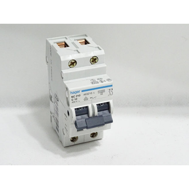 Hager Leitungsschutzschalter NC210 C10 463210 / Inhalt : 1 Stück / Neu - Maranos.de