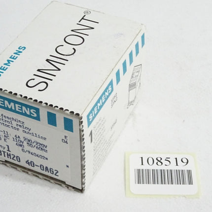 Siemens Hilfsschütz 3TH2040-0AG2 / Neu OVP - Maranos.de