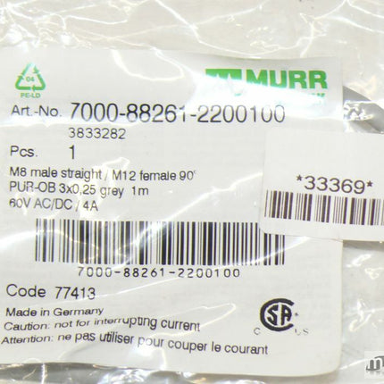 NEU/OVP Murr Elektronik Murr 3833282 / 7000-88261-2200100 - Maranos.de