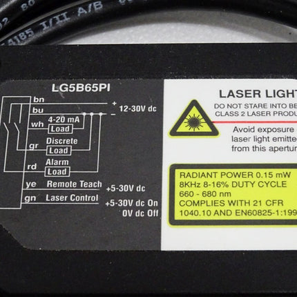 Banner Turck LG5B65PI Opto-Sensor - Maranos.de
