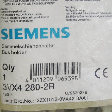 Siemens Sammelschienenhalter 3VX4280-2R / Neu OVP - Maranos.de