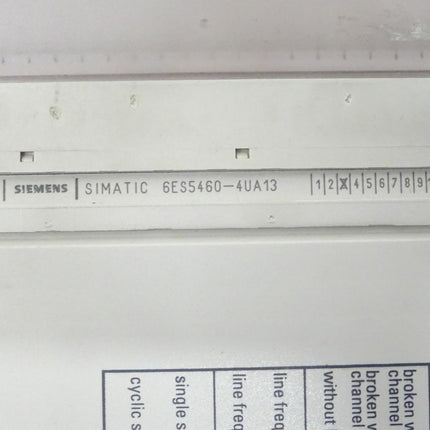 Siemens 6ES5460-4UA13 Simatic S5 6ES5 460-4UA13 E:03 - Maranos.de
