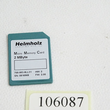 Helmholz MMC Micro Memory Card 2MB 700-953-8LL31 - Maranos.de
