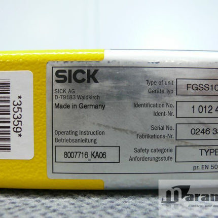SICK Lichtschranke FGSS1050-12 Sender 1012488 - Maranos.de