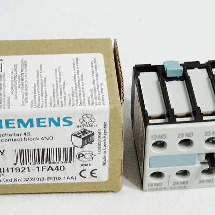 Siemens Hilfsschalter 3RH1921-1FA40 / Neu OVP - Maranos.de