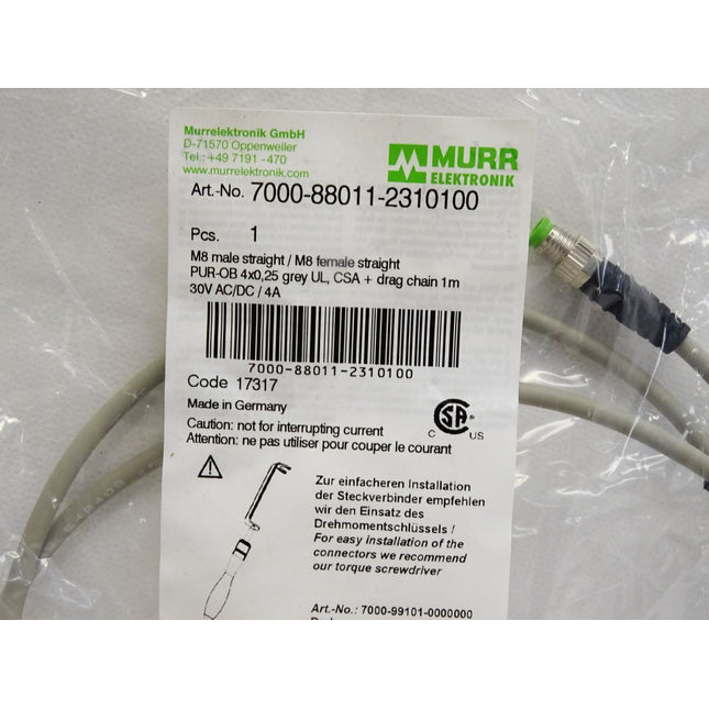 Murr Elektronik Kabel 7000-88011-2310100 / Neu OVP - Maranos.de