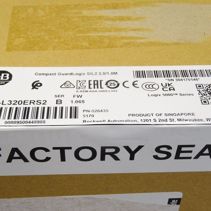 Allen-Bradley 5069-L320ERS2 Compact GuardLogix SIL2 2.0/1.0M / Neu OVP versiegelt - Maranos.de