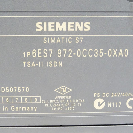 Siemens Simatic TSA-II ISDN 6ES7972-0CC35-0XA0 - Maranos.de