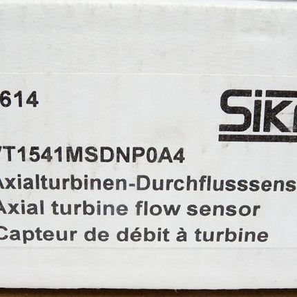 Siba Axialturbinen-Durchflusssensor VT1541MSDNP0A4 / Neu OVP - Maranos.de