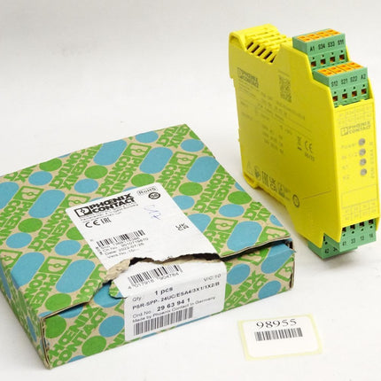 Phoenix Contact 2963941  PSR-SPP- 24UC/ESA4/3X1/1X2/B Sicherheitsrelais  / Neu OVP - Maranos.de