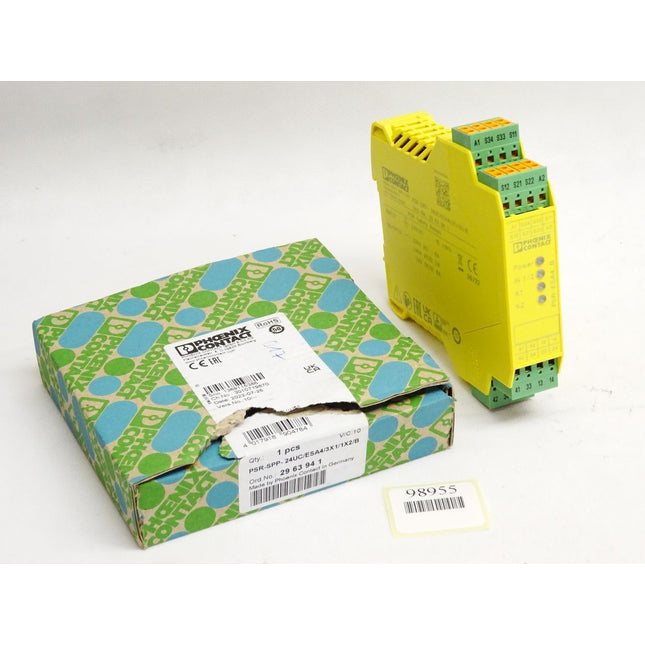 Phoenix Contact 2963941  PSR-SPP- 24UC/ESA4/3X1/1X2/B Sicherheitsrelais  / Neu OVP - Maranos.de