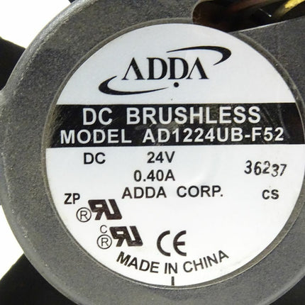 ADDA DC BRUSHLESS AD1224UB-F52 DC 24V 0.40A - Maranos.de