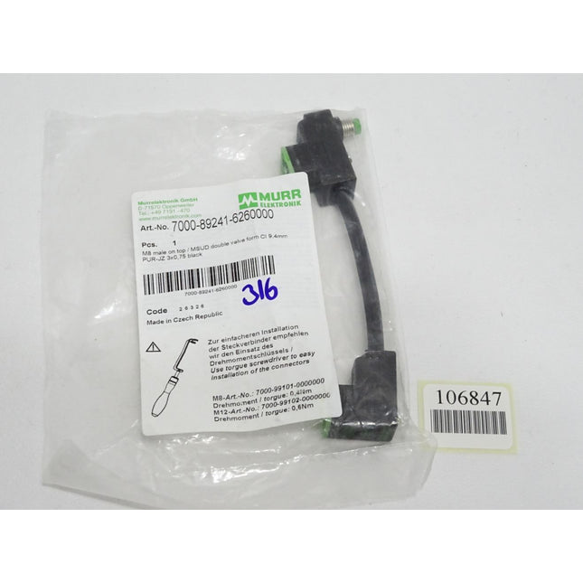 Murr Elektronik 7000-89241-6260000 Ventilstecker / Neu OVP - Maranos.de