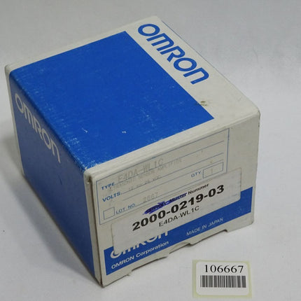 Omron E4DA-WL1C Ultrasonic Sensor Amplifier / Neu OVP - Maranos.de