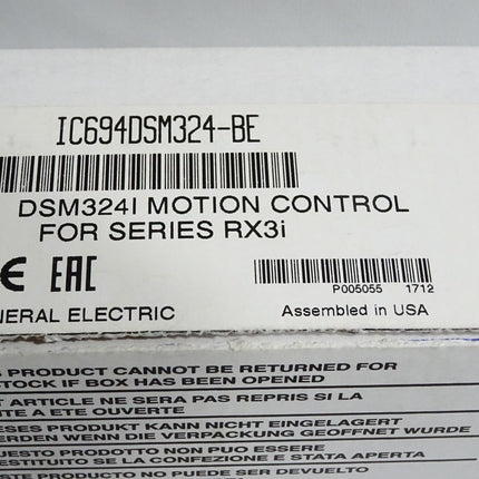 Fanuc GE IC694DSM324-BE DSM324I Motion Control / Neu OVP - Maranos.de