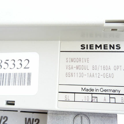Siemens Simodrive VSA-MODUL 6SN1130-1AA12-0EA0 / 6SN1 130-1AA12-0EA0 / E:A - Maranos.de