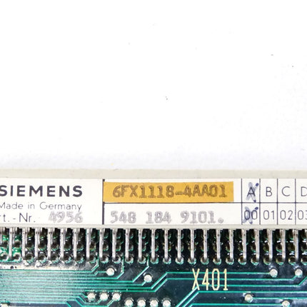 Siemens Karte 6FX1118-4AA01 / 5481849101.00 - Maranos.de