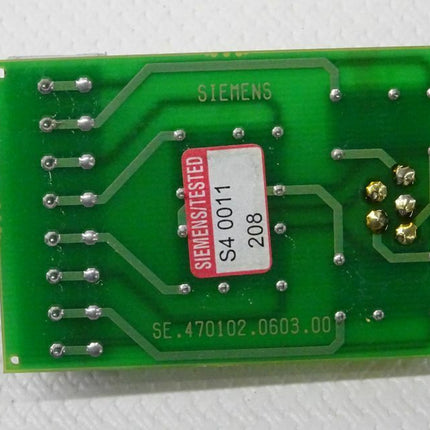 Siemens SE.470102.0603.00 / SE470102060300 Control System - Maranos.de