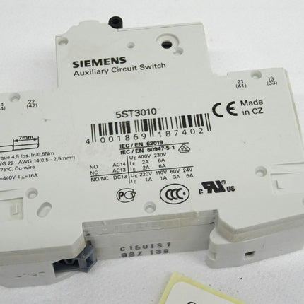 Siemens 5SL6116-7 MCB C16 + 5ST301 - Maranos.de