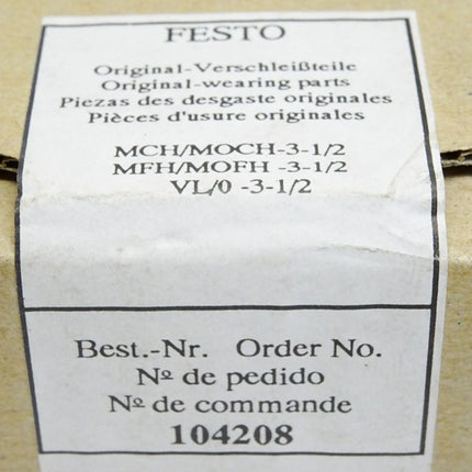 Festo Verschleißteile 104208 MCH MFH MOCH MOFH VL 3-1/2 / Neu OVP - Maranos.de