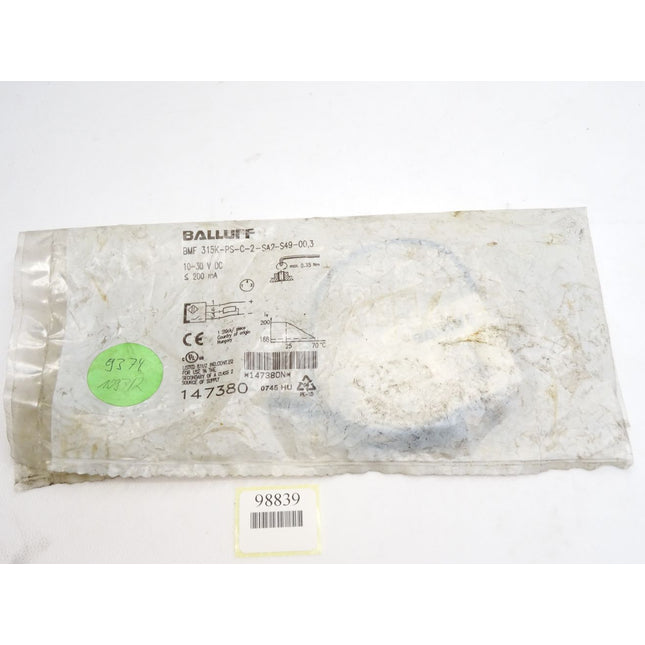 Balluff Sensor 147380 BMF315K-PS-C-2-SA2-S49-00,3 BMF007R / Neu OVP - Maranos.de