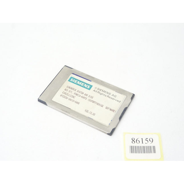 Siemens Sinumerik System 840 D/DE PCMCIA-Karte / 6FC5250-3AX10-5AH0 v35.13.00 - Maranos.de