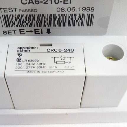 Sprecher+Schuh CA6-210-EI CA 6-210-EI CRC6-240 CA6-P - Maranos.de
