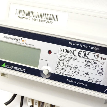 Gossen Metrawatt U1389 EnergyMeter - Maranos.de