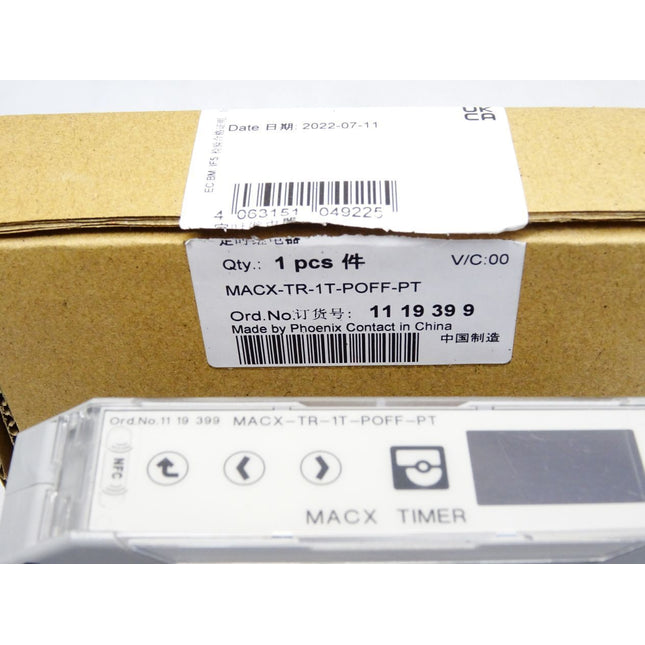 Phoenix Contact 1119399 MACX-TR-1T-POFF-PT Zeitrelais / Neu OVP - Maranos.de