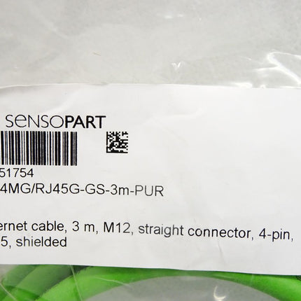 Sensopart Ethernet Kabel 902-51754 CIL4MG/RJ45G-GS-3m-PUR / Neu OVP - Maranos.de