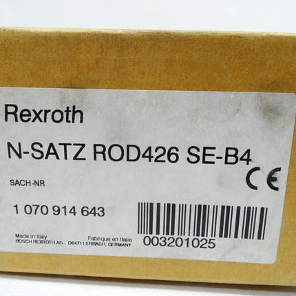 Bosch Rexroth N-Satz ROD426 SE-B4 / 1070914643 / 1 070 914 643 / 2130033745 / Neu OVP versiegelt - Maranos.de