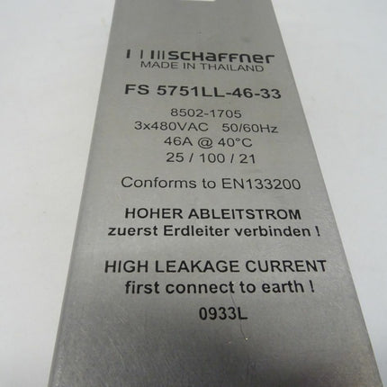 SCHAFFNER FS 5751LL-46-33 Netzfilter - Maranos.de